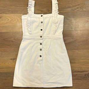 White Denim Dress
